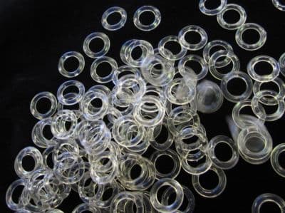 Translucent Rings for Roman Blinds/Transparent rings/13mm/50 roman Blind rings 